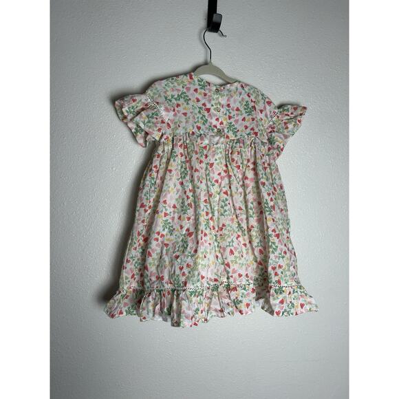 Rachel Zoe Girl Floral Heart Ruffle Babydoll Dress Size 3T - Picture 5 of 5